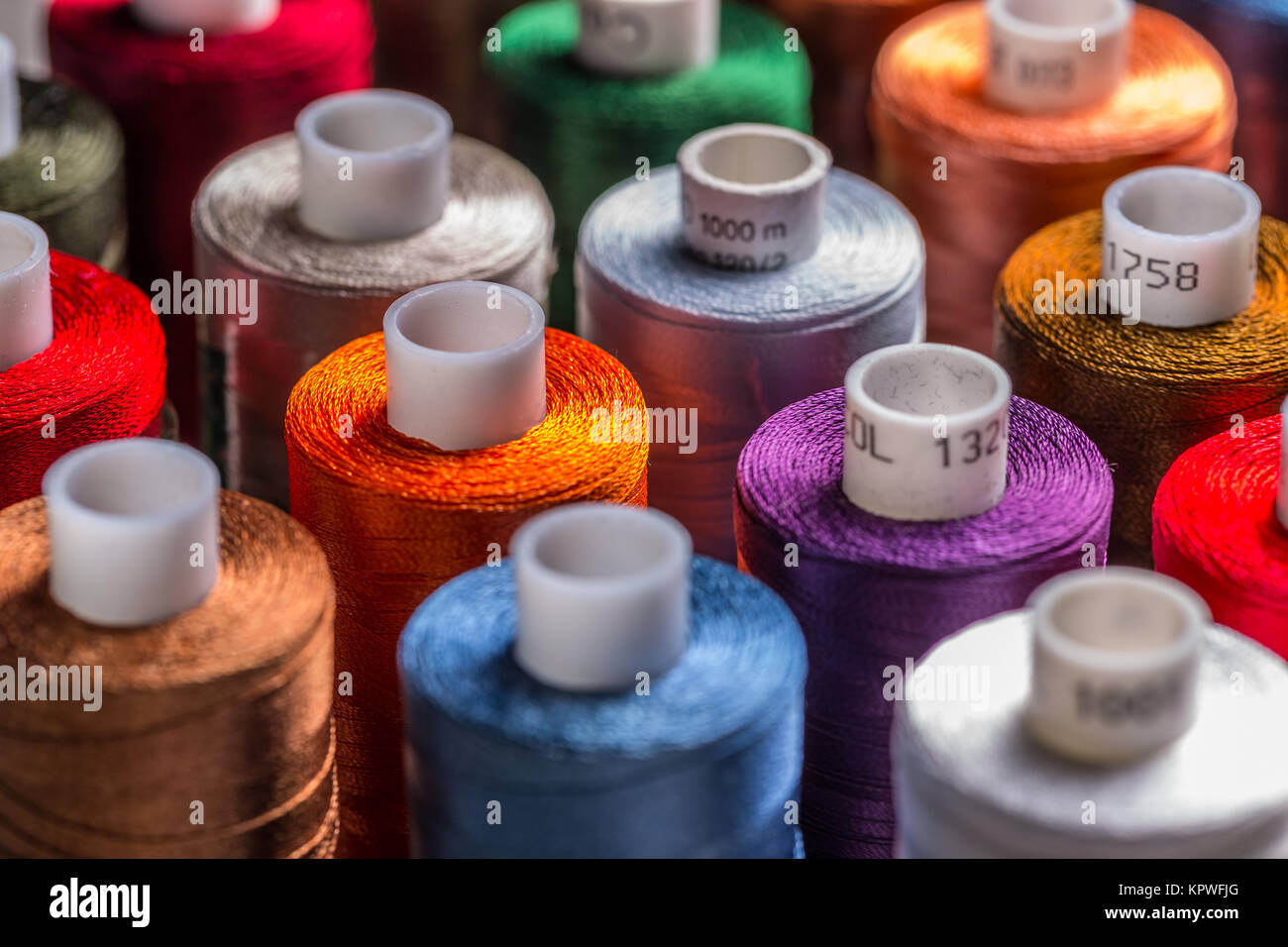 Sewing threads Stock Photo Alamy