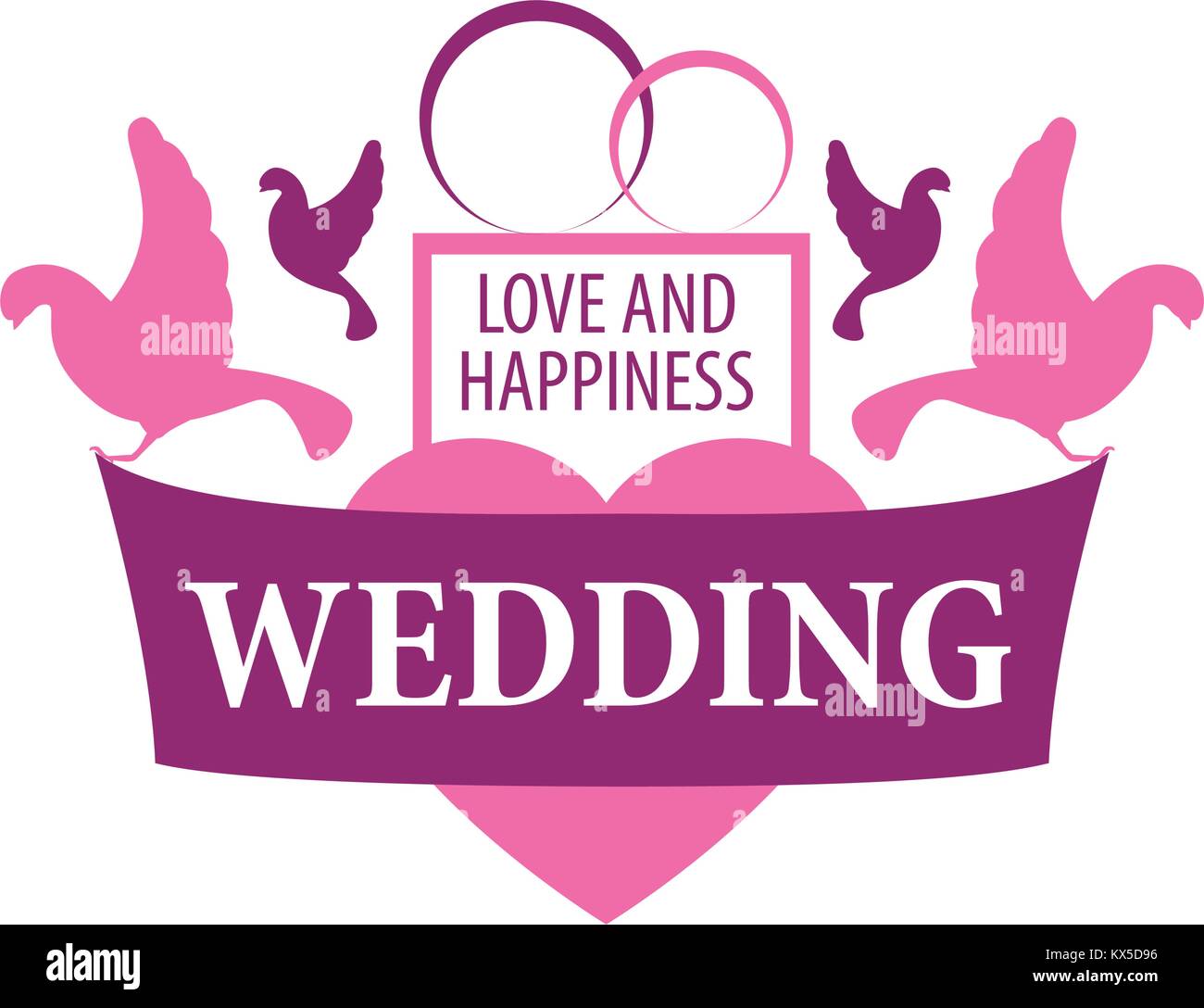 vector logo wedding Stock Vector Image & Art Alamy