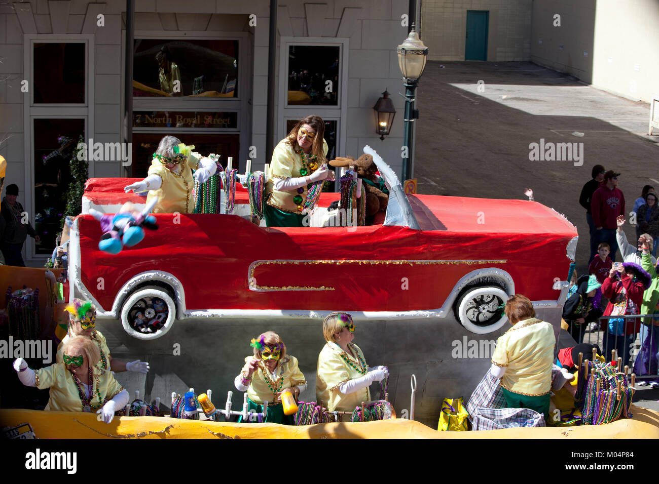 Mardi Gras Float; Car Float Stock Photo Alamy