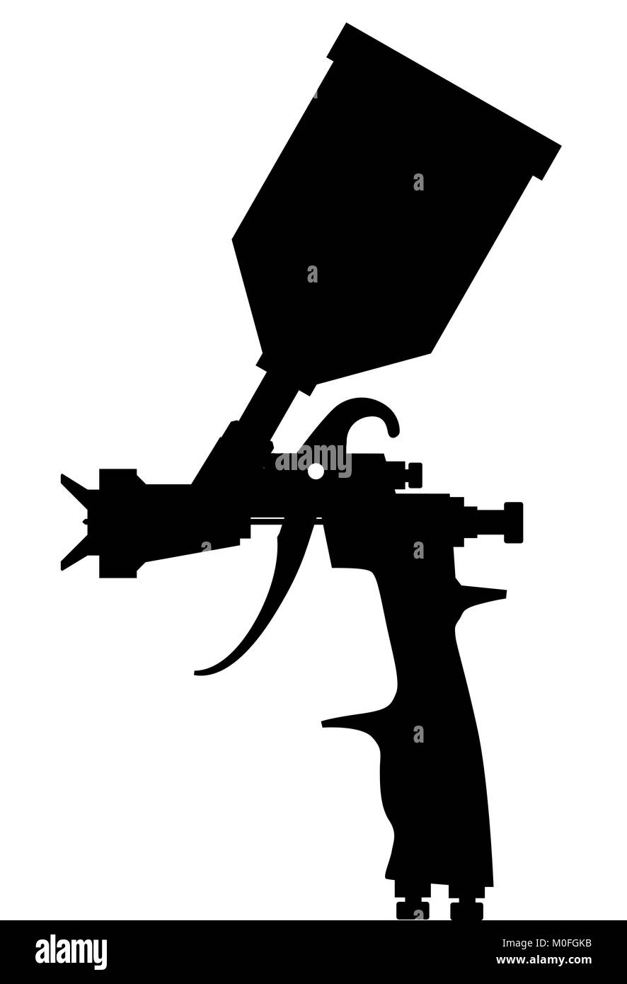 Mechanic spray paint Black and White Stock Photos & Images Alamy