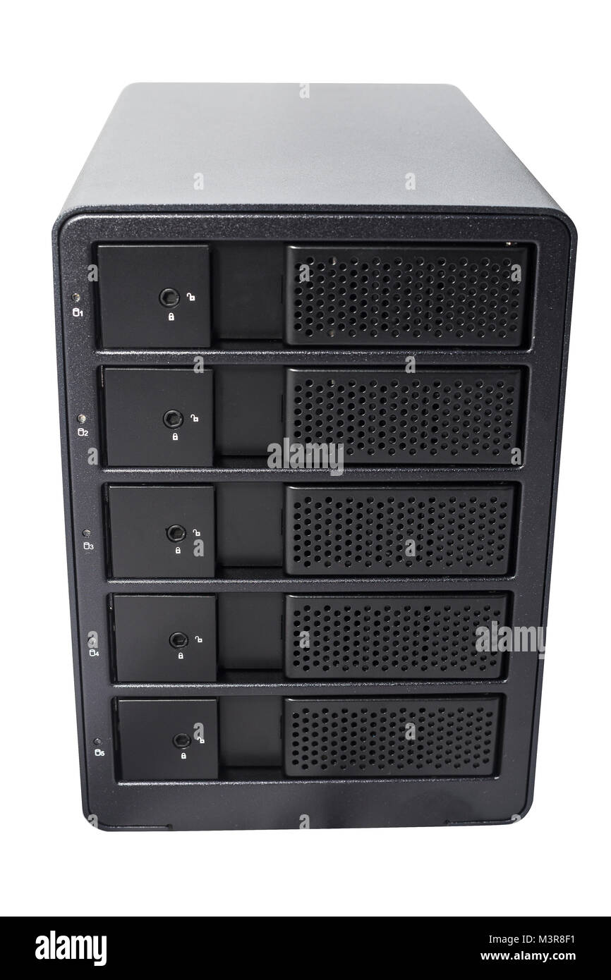 Multiple hard drive external enclosure, a storage raid array isolated