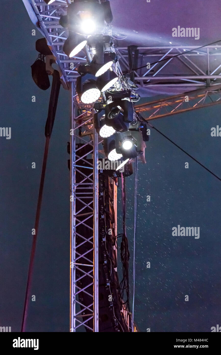 stage lighting equipment Stock Photo Alamy