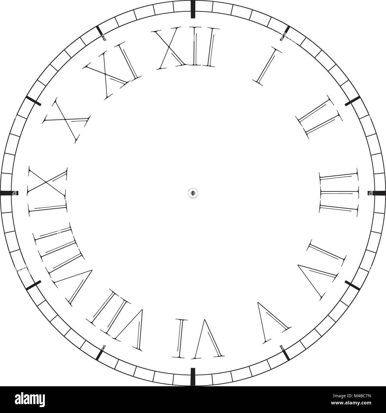 Vector vintage clock Stock Vector Image & Art Alamy