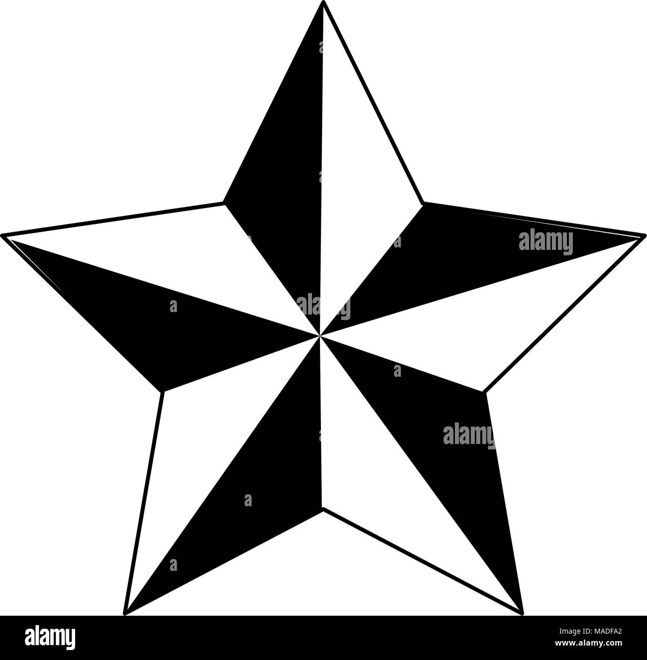 Black And White Star Designs