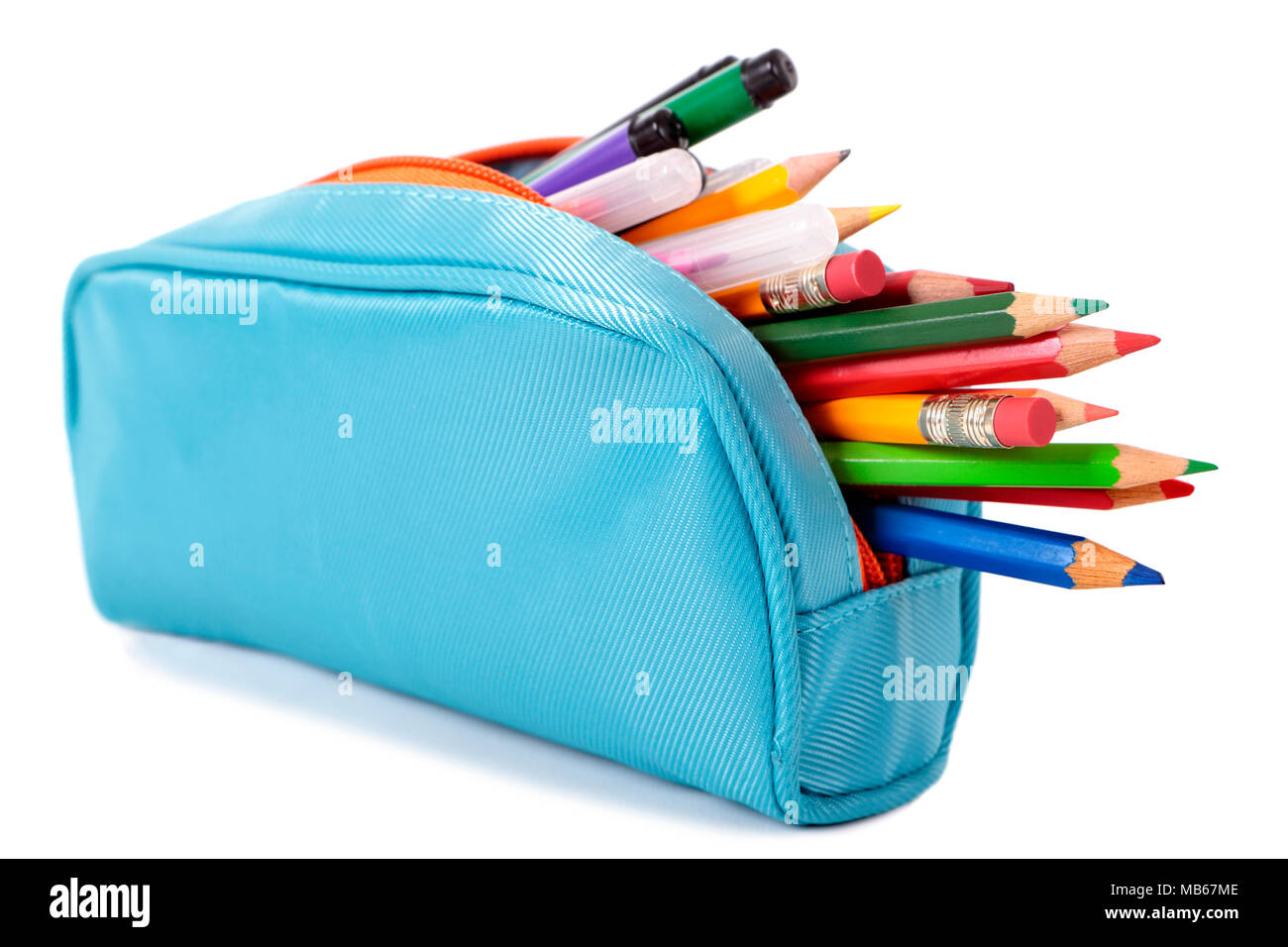 Isolated blue pencil hires stock photography and images Alamy