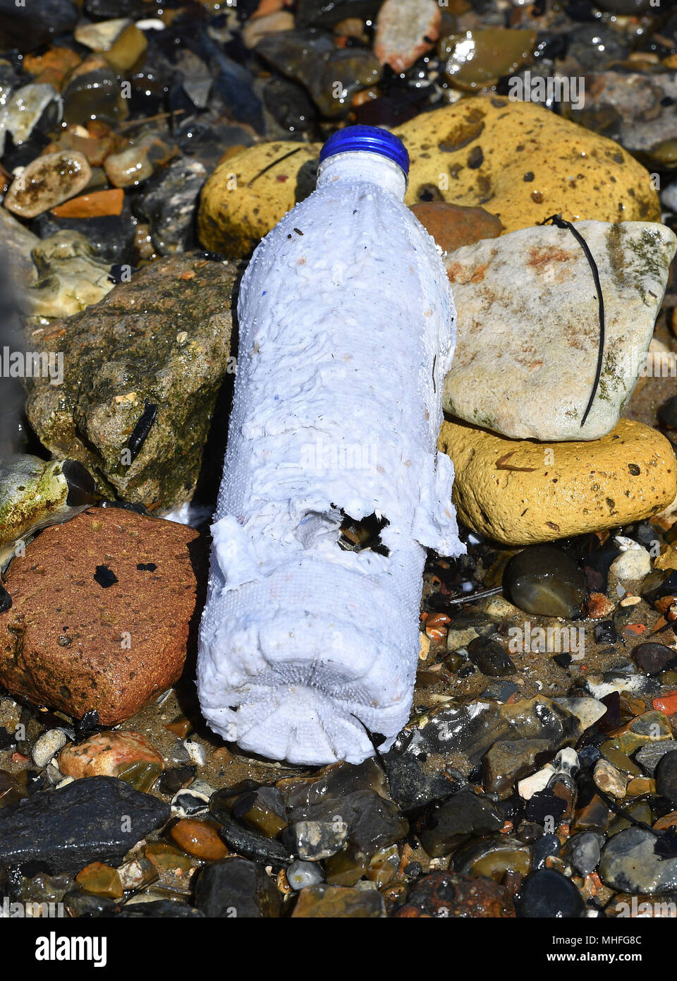 One of the bottle invented by James Longcroft that when immersed in