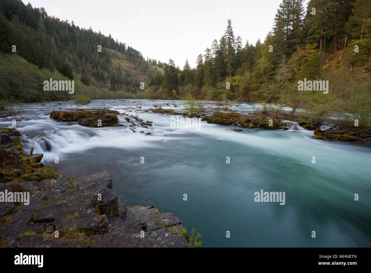North Umpqua River Oregon Stock Photo Alamy