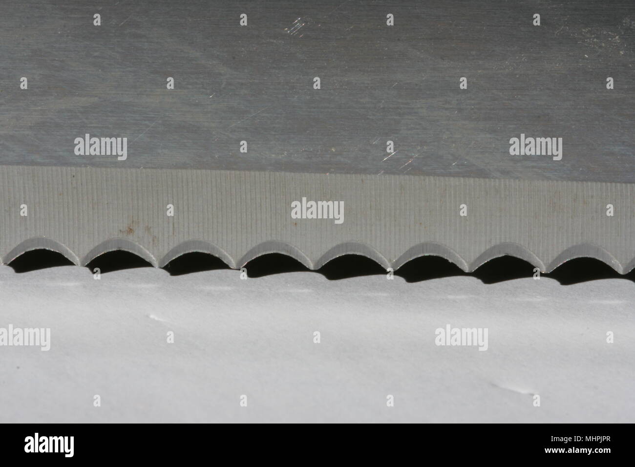 Bread Knife Serrated Blade Stock Photo Alamy