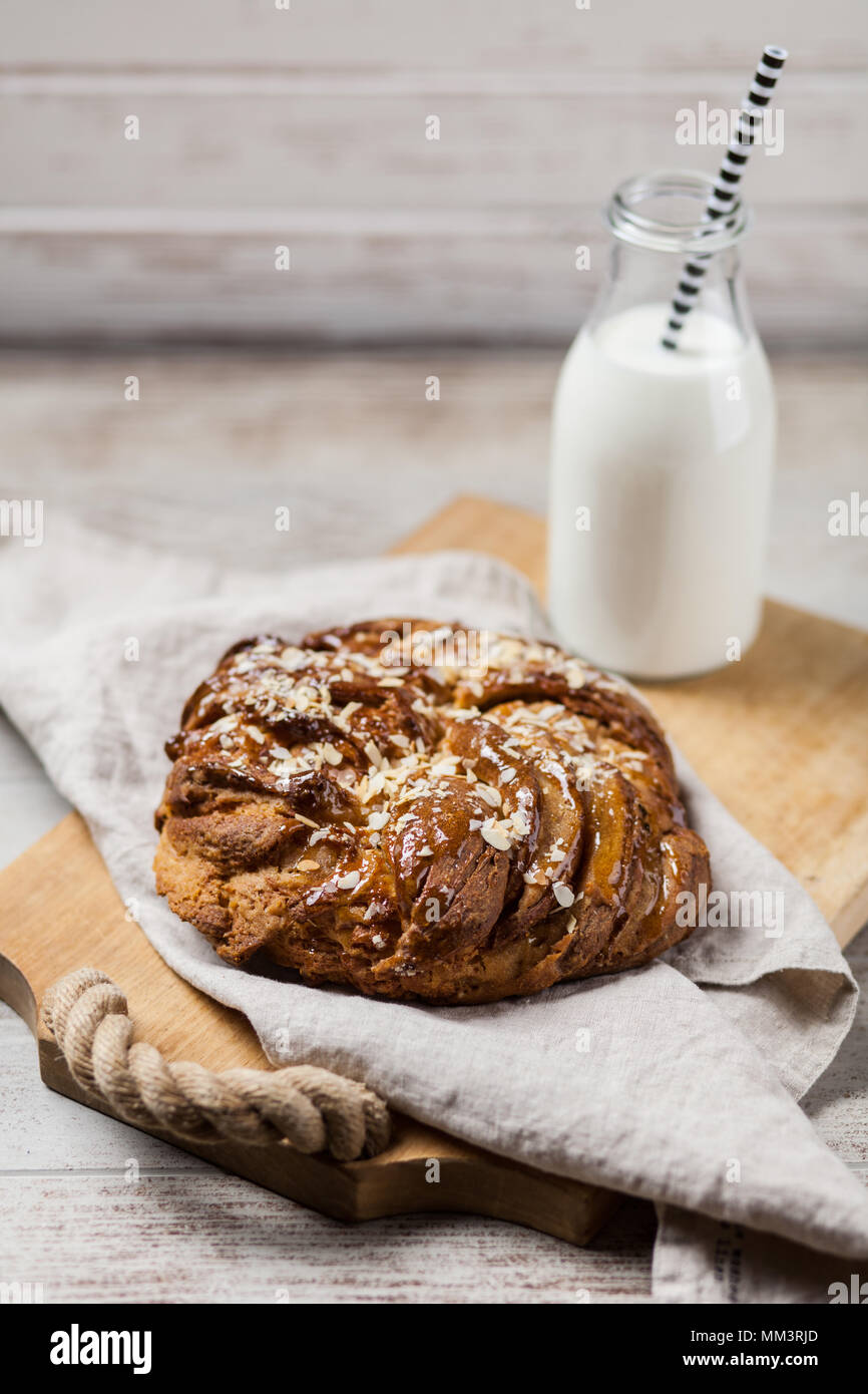 Sweet maple syrup bread Stock Photo Alamy
