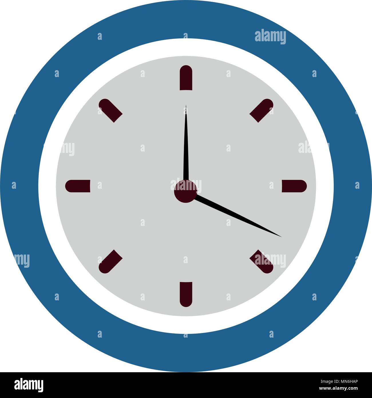 Wall clock symbol Stock Vector Image & Art Alamy