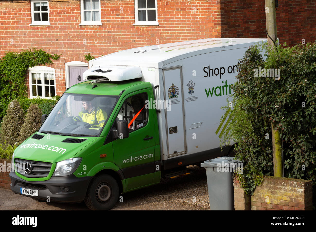 Waitrose delivery van hires stock photography and images Alamy