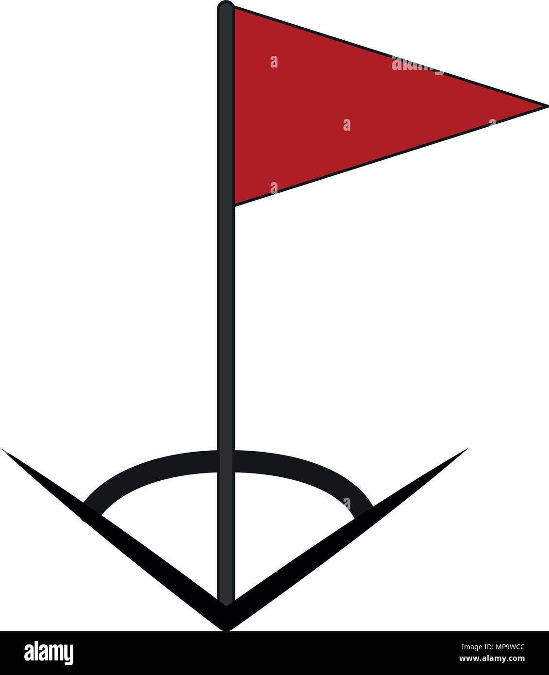 Soccer corner flag Stock Vector Image & Art Alamy