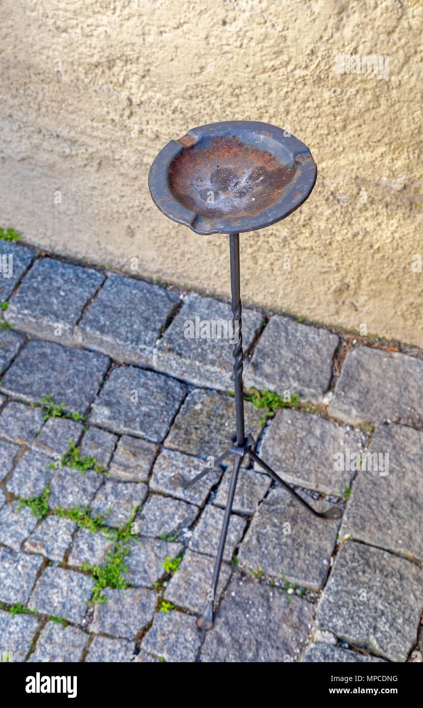Cast iron ashtray Stock Photo Alamy