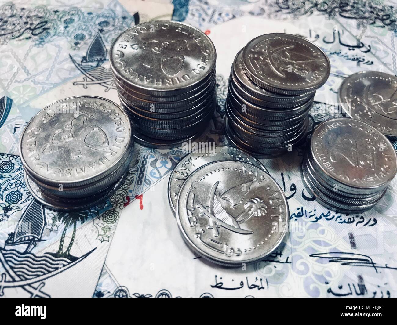 Qatar currency hires stock photography and images Alamy