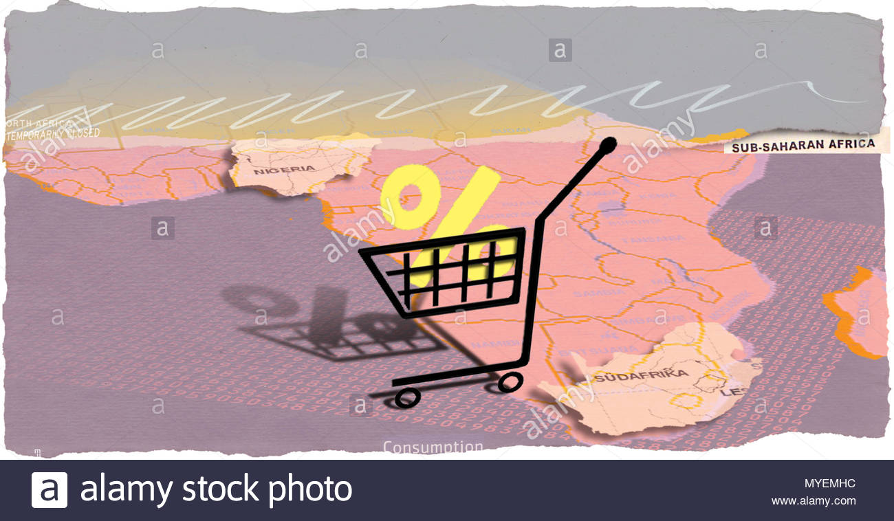 Sub Saharan Africa Map Stock Photos & Sub Saharan Africa Map Stock