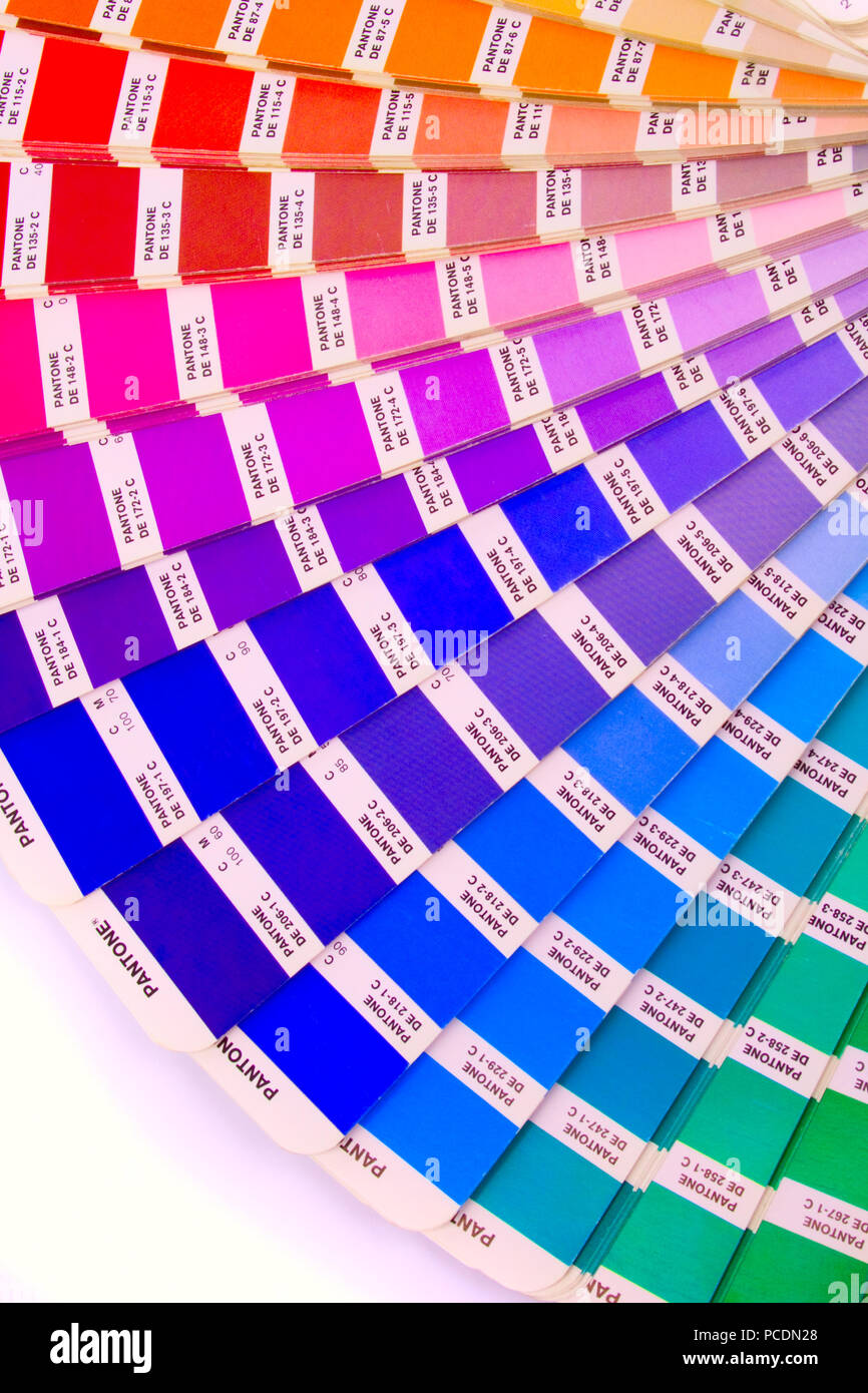 color guide closeup Stock Photo Alamy