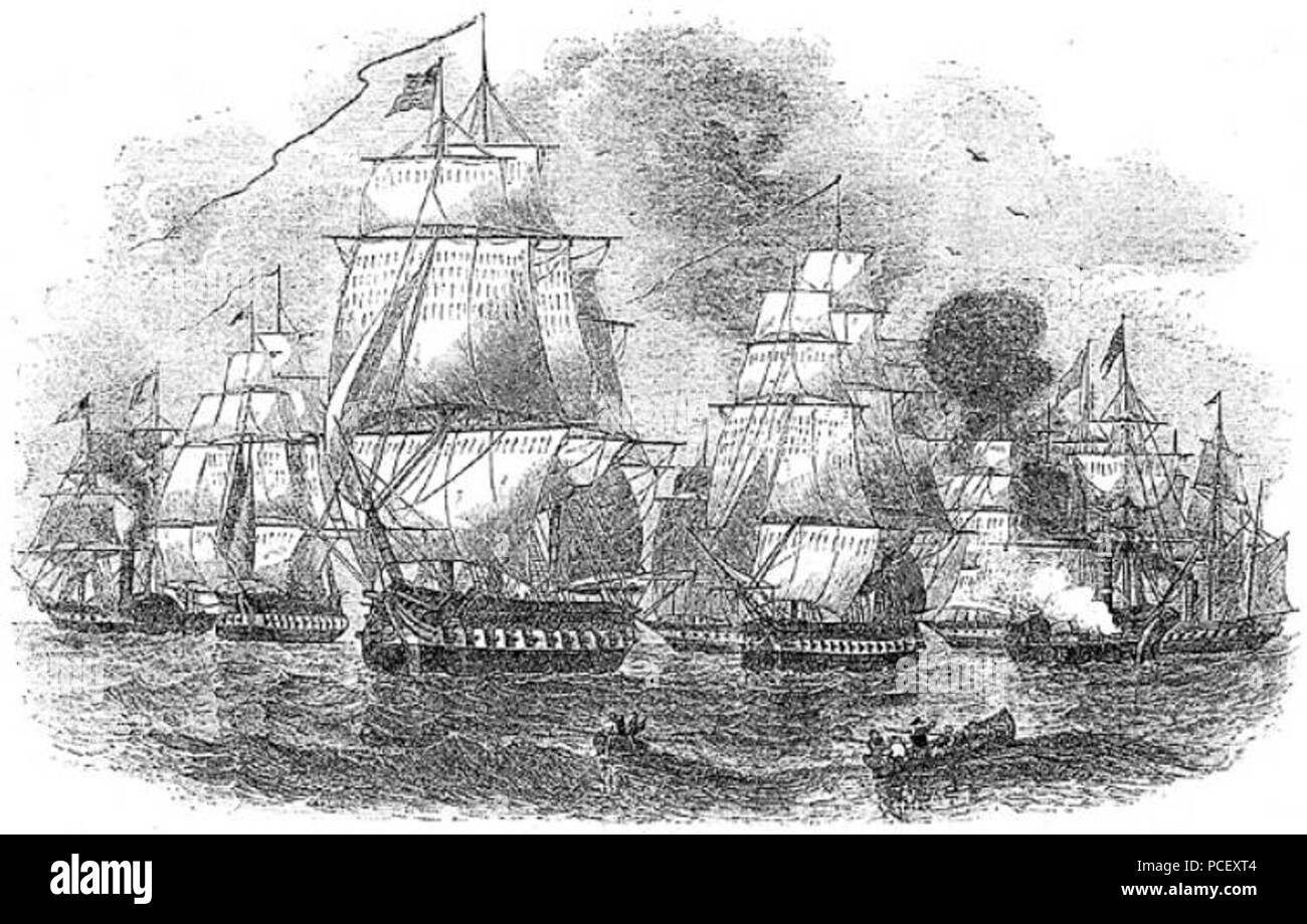 140 Commodore Perry's second fleet Stock Photo Alamy