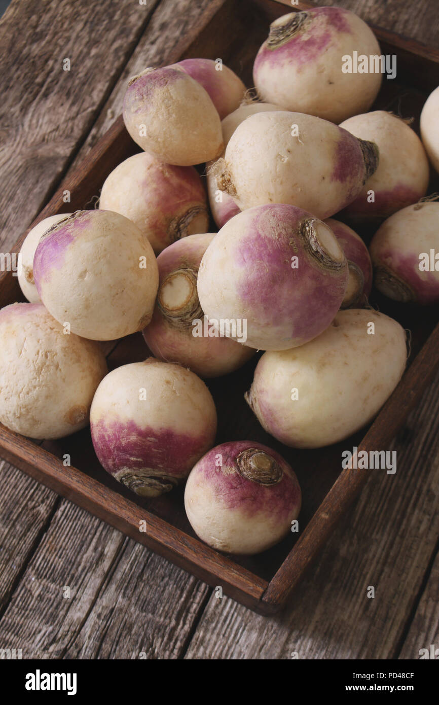preparing fresh turnip Stock Photo Alamy