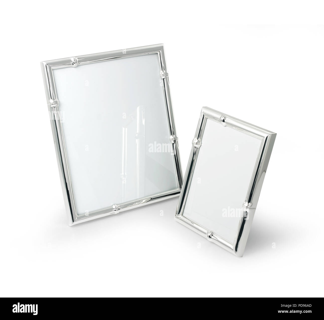 Silver wedding frame Cut Out Stock Images & Pictures Alamy