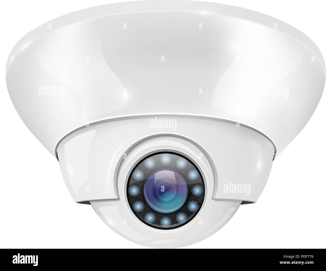 CCTV surveillance camera. Ceiling mount system Stock Vector Image & Art