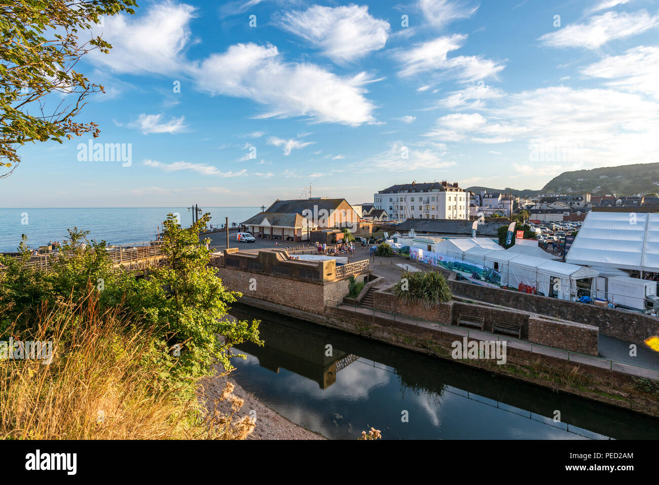 River Sid, Sidmouth, Devon, UK Stock Photo Alamy