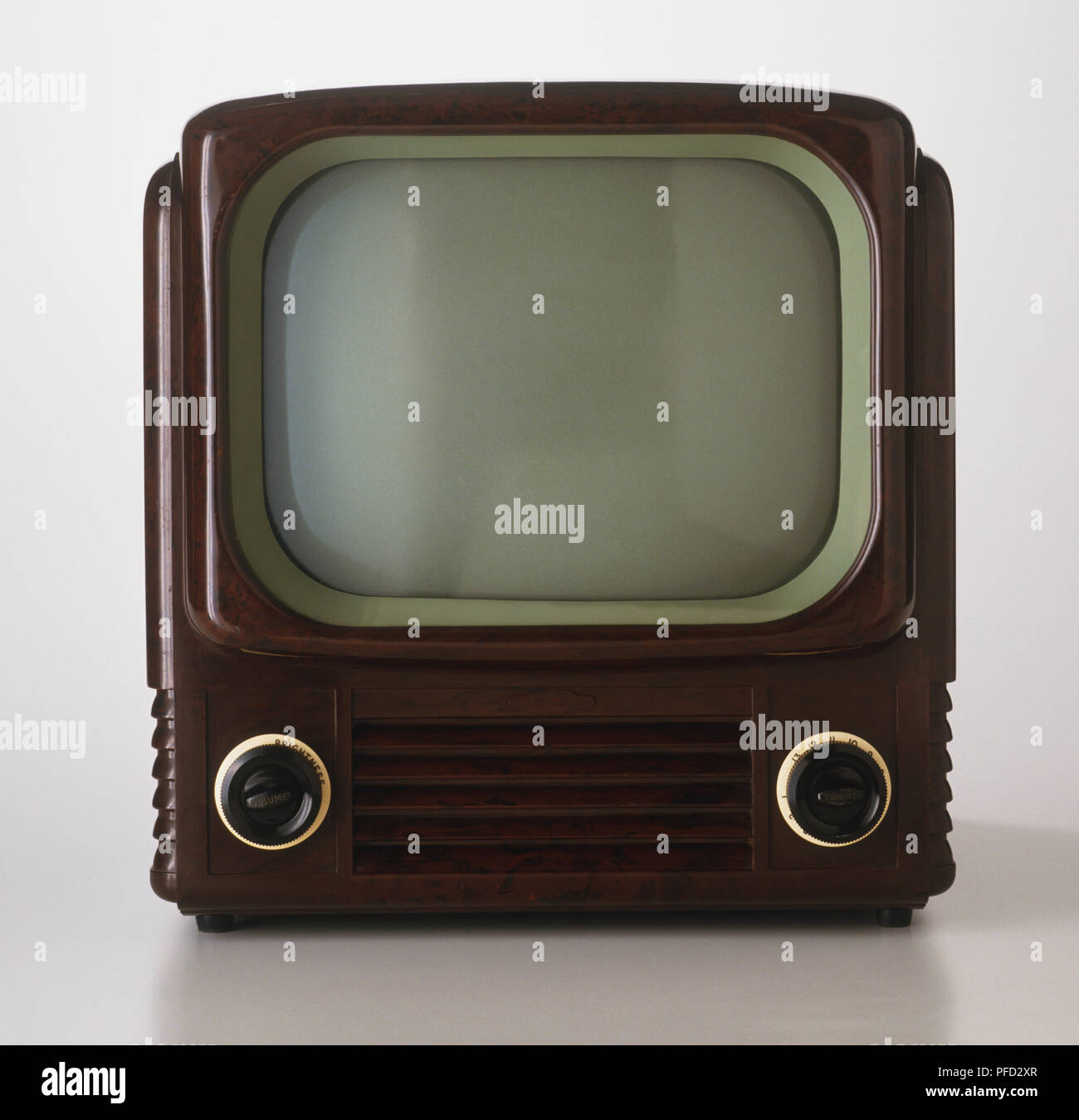 1950s tv set Stock Photo Alamy