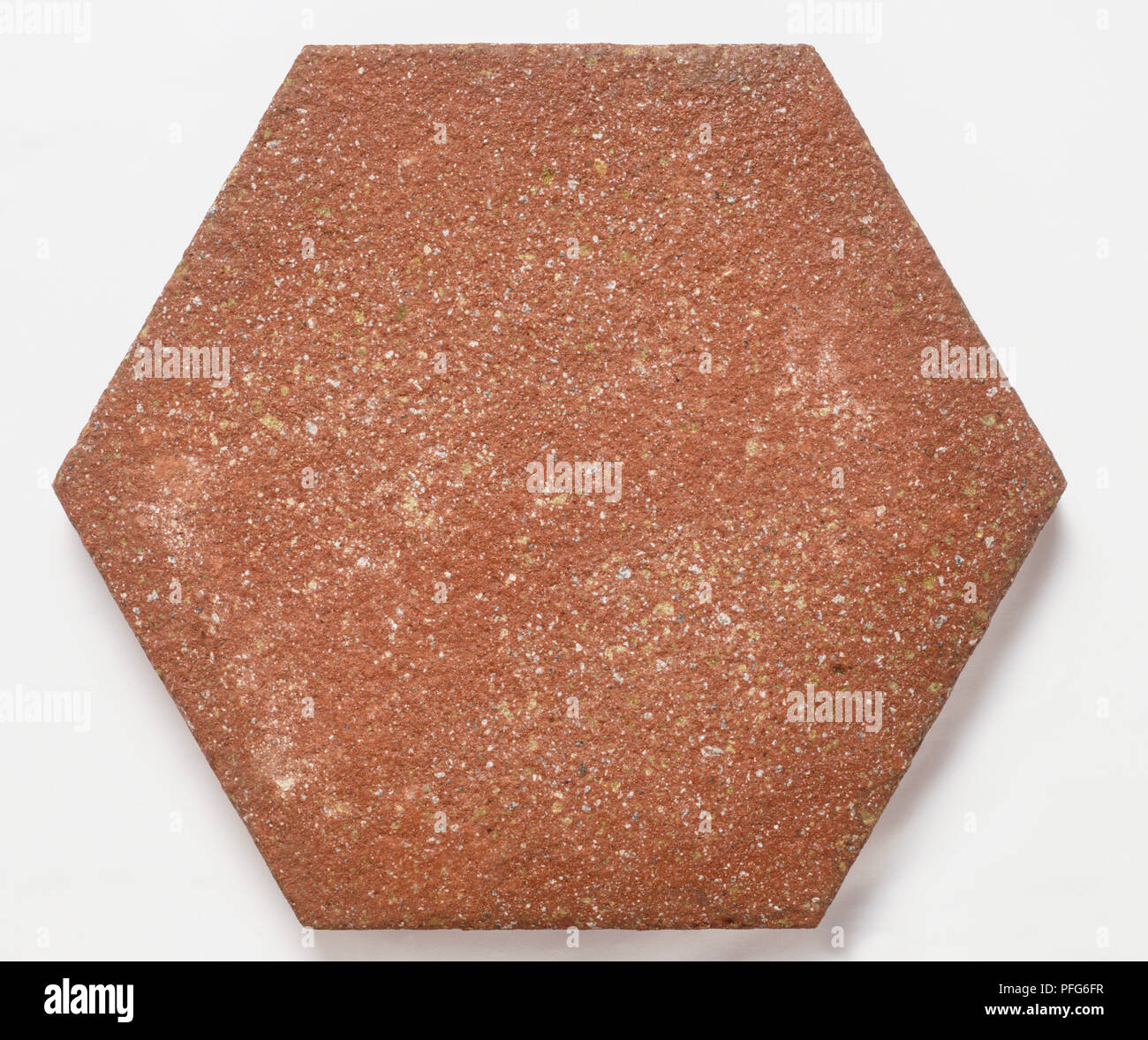 Hexagonal paving slab Stock Photo Alamy