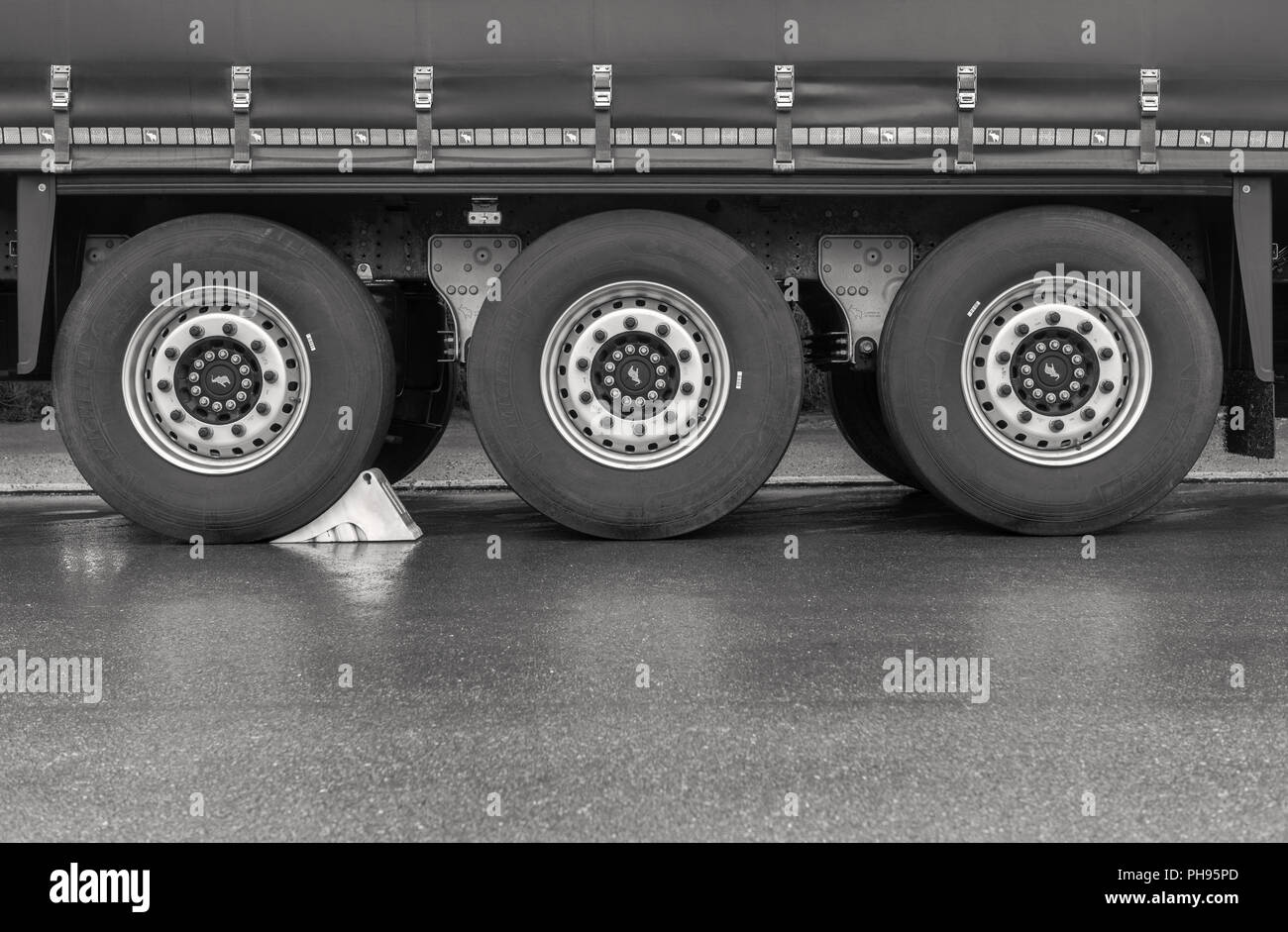 Securely. . . Put down truck Stock Photo Alamy