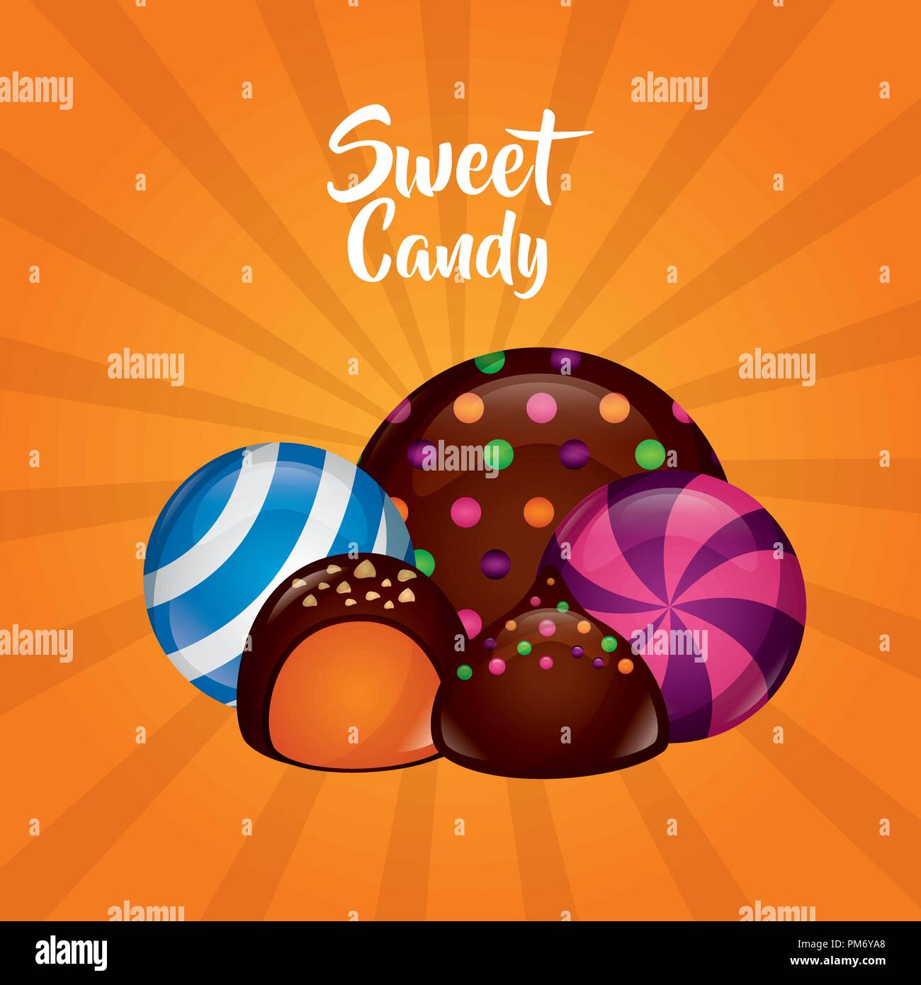 sweet candy concept Stock Vector Image & Art Alamy