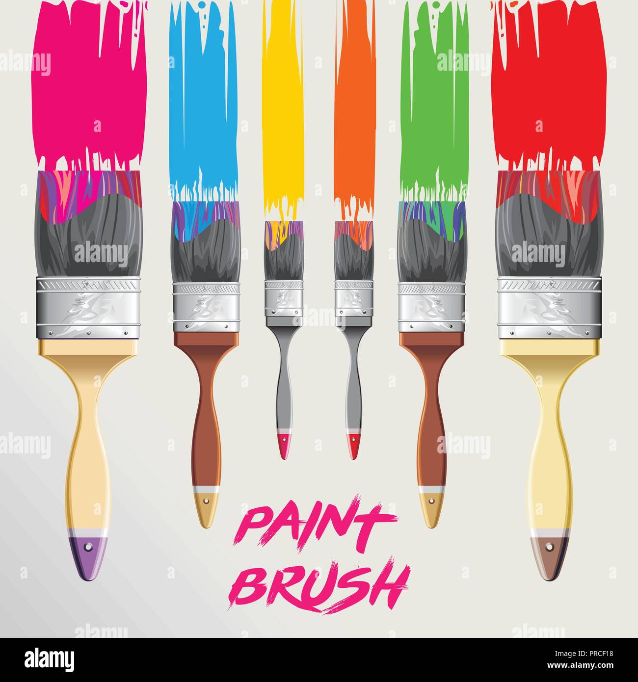 paint brush Illustration vector Stock Vector Image & Art Alamy