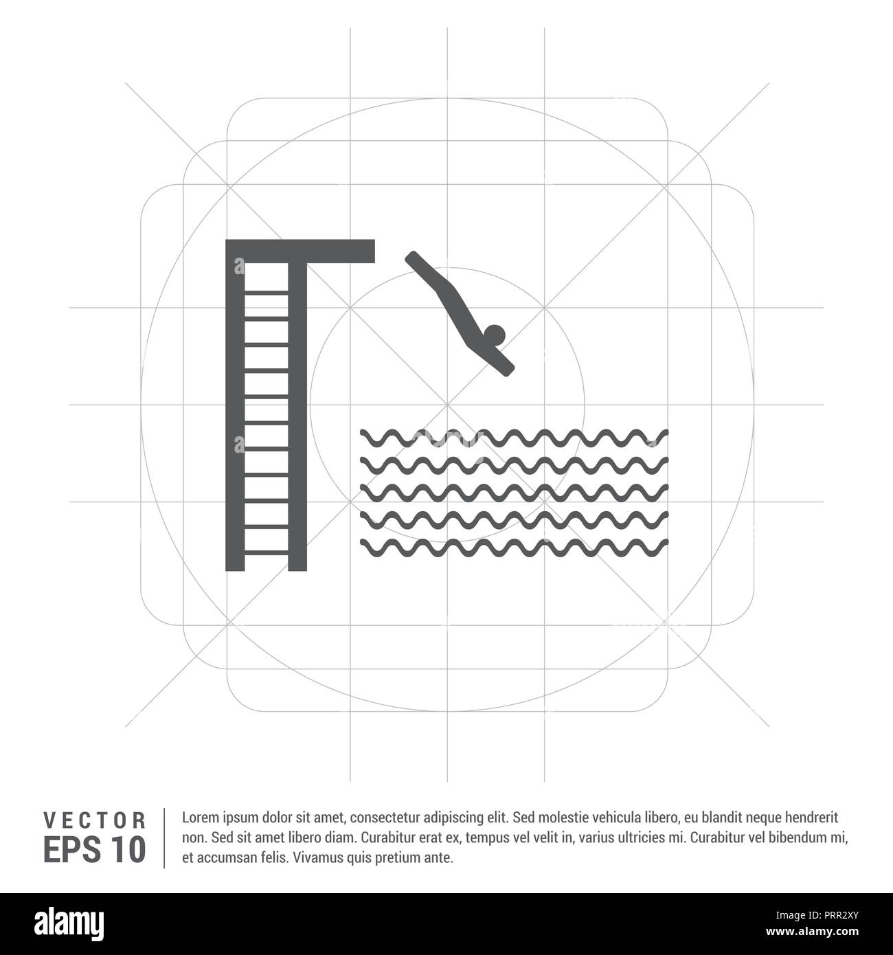 Swimming Diving Icon Stock Vector Image & Art Alamy