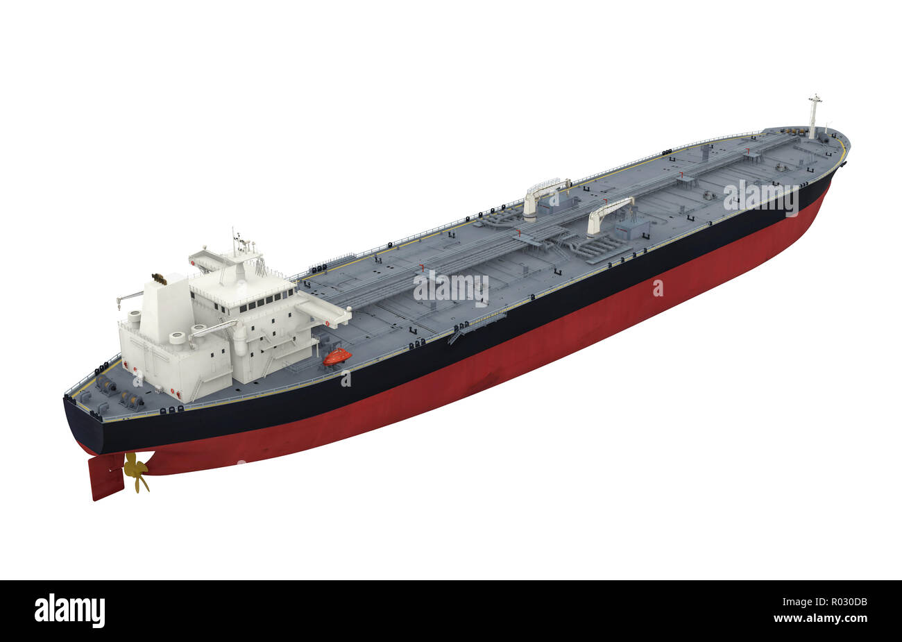 Oil Tanker Ship Isolated Stock Photo Alamy