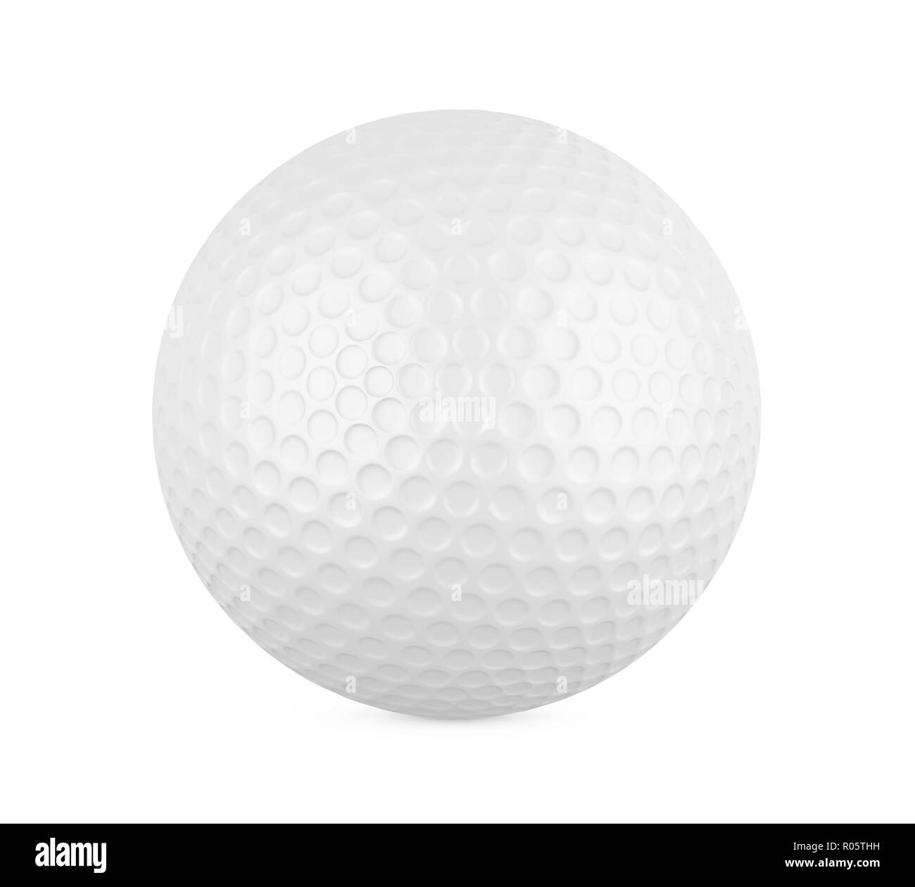 Golf Ball Isolated Stock Photo Alamy