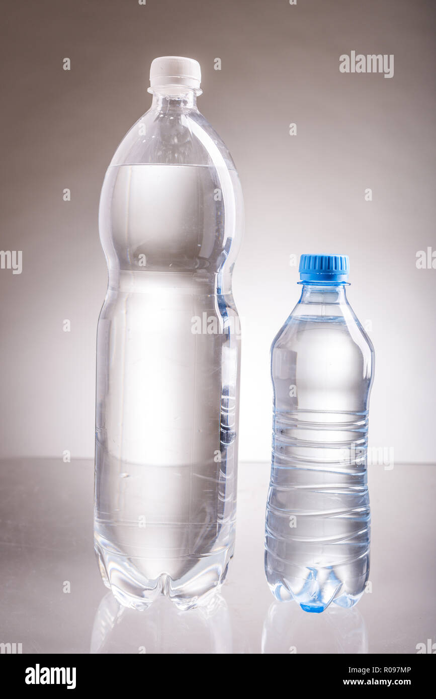 clear water in plastic bottles Stock Photo Alamy