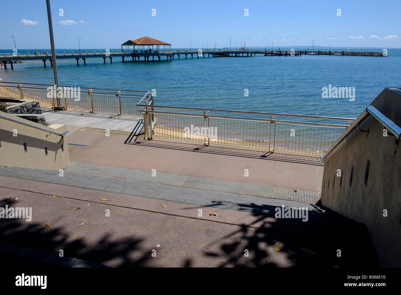 Redcliffe Jetty Stock Photo Alamy