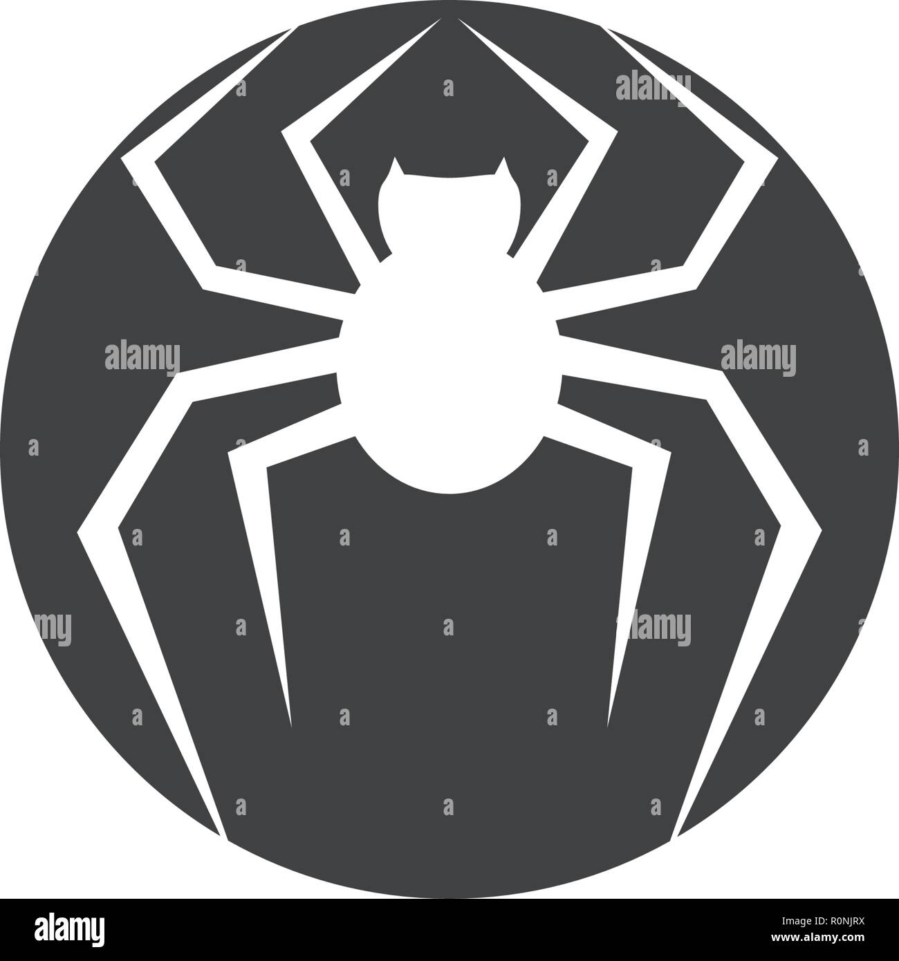 Spider Logo design vector illustration design template Stock Vector