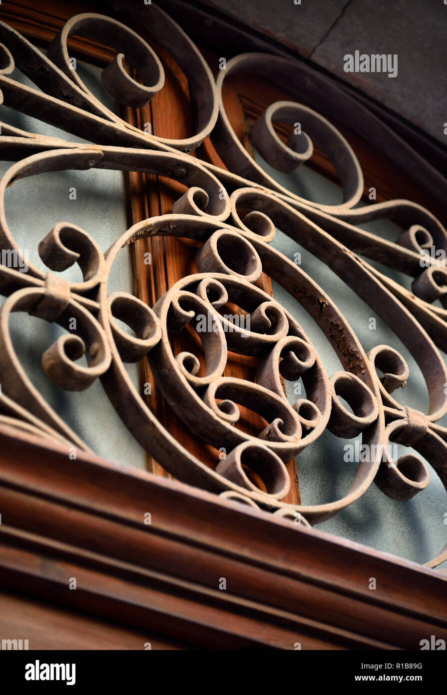 decorative iron work Stock Photo Alamy