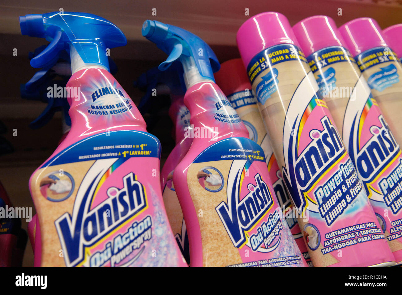 Vanish, cleaning agent Stock Photo Alamy