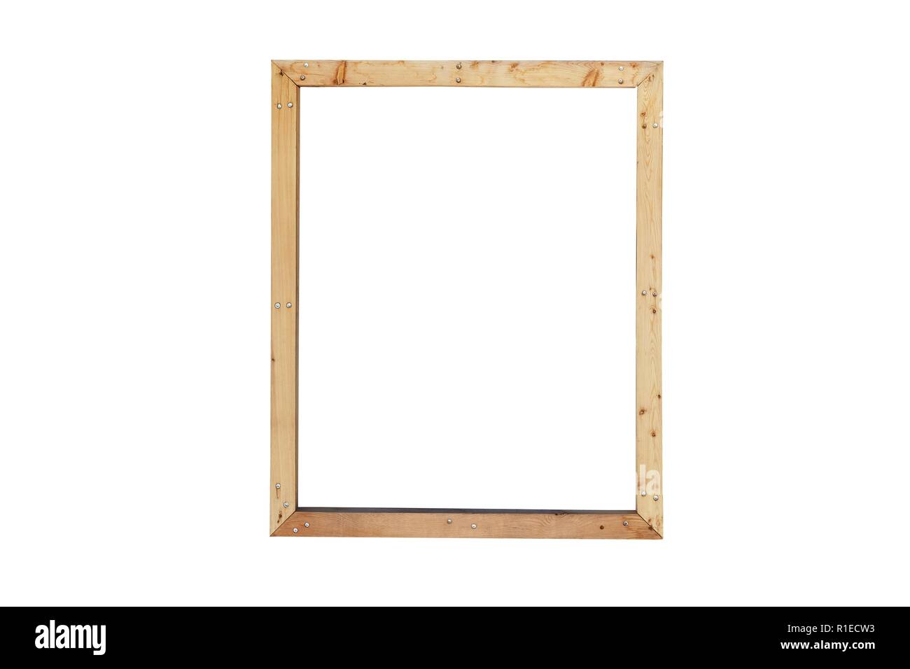 Simple, plain wooden frame Stock Photo Alamy