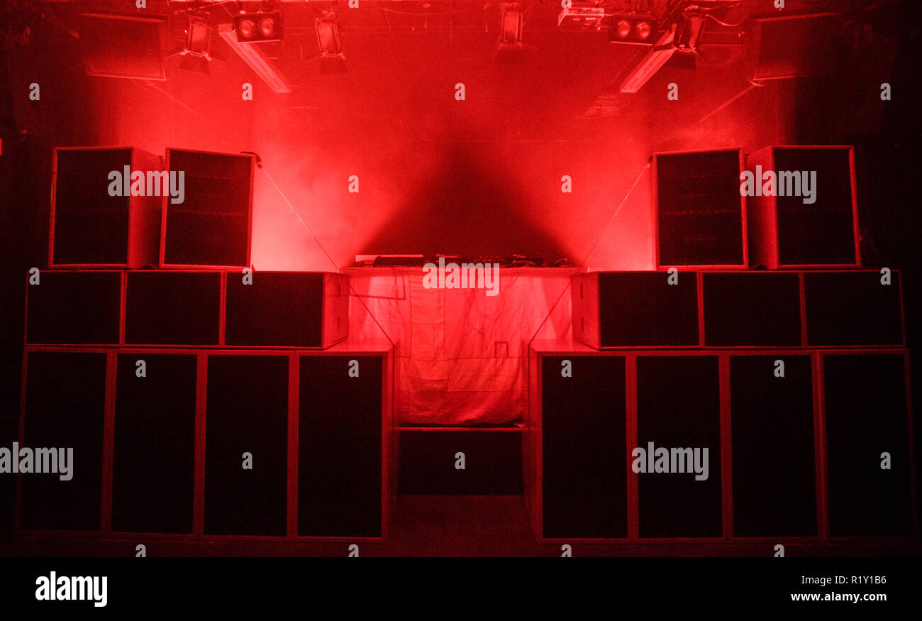 Red stage light Stock Photo Alamy