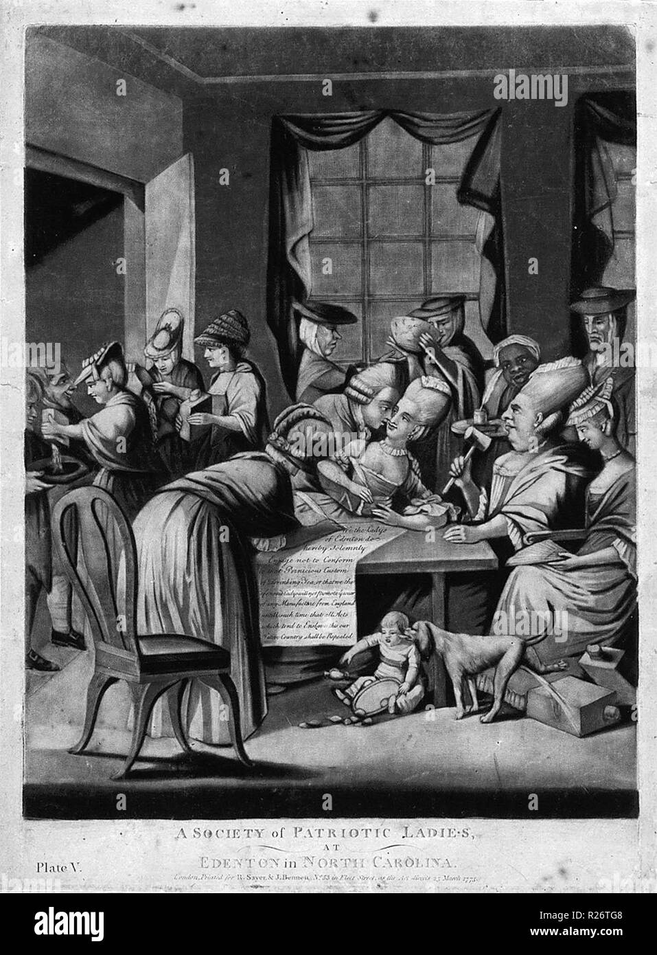 Edenton Tea Party Stock Photo Alamy