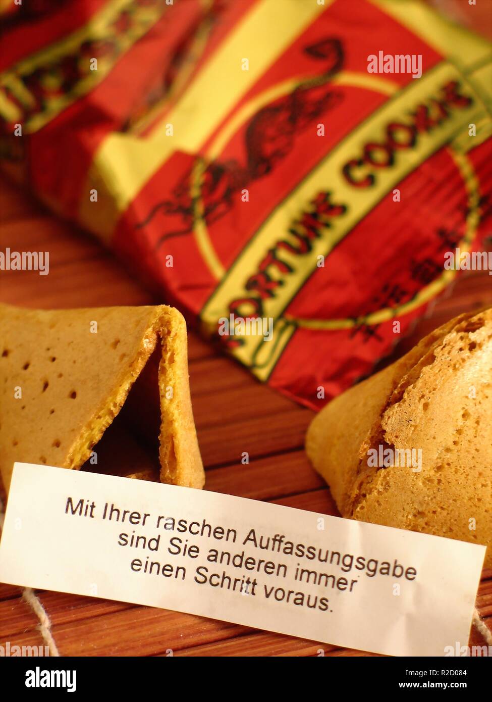fortune cookie 2 Stock Photo Alamy