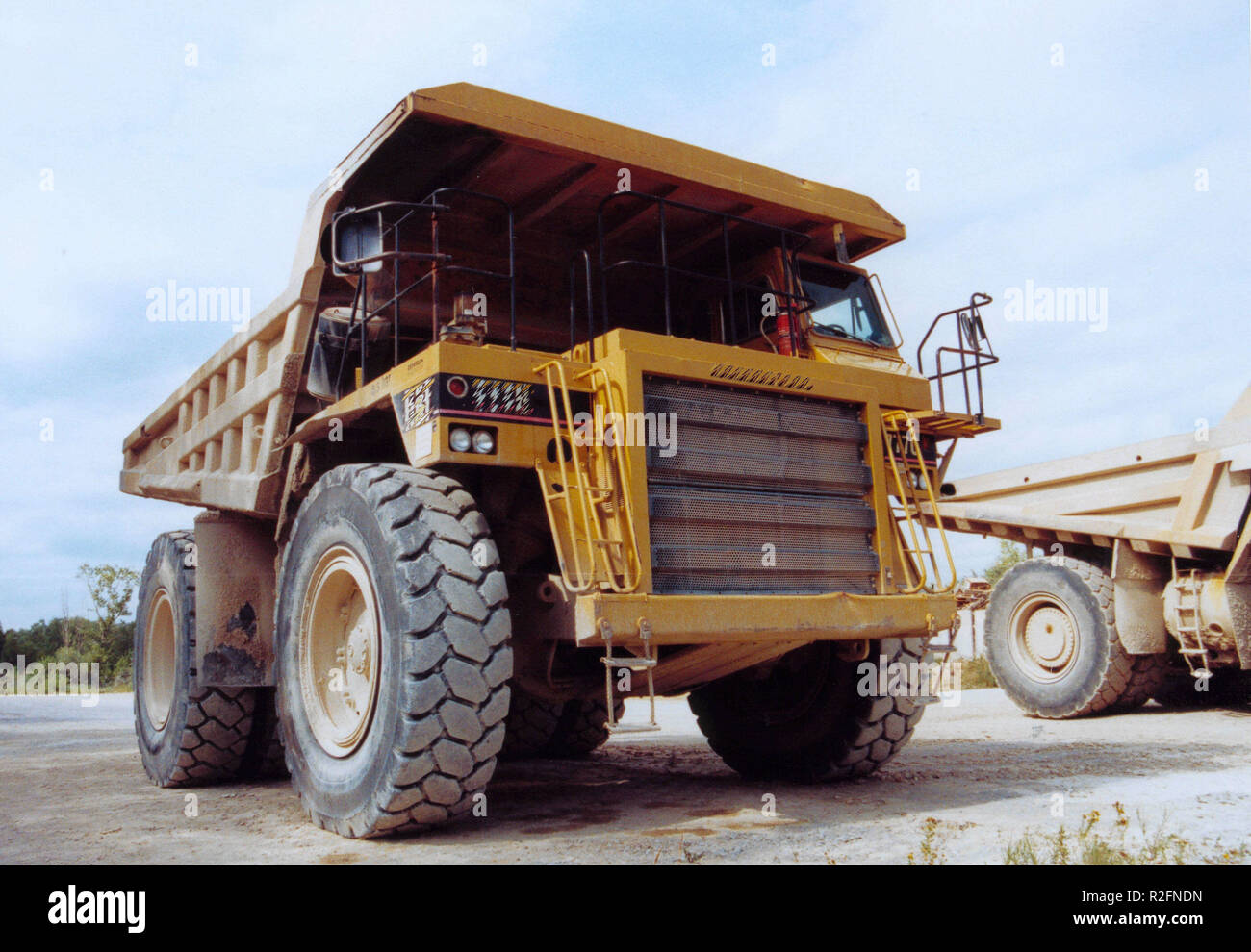 caterpillar dump trucks777c Stock Photo Alamy