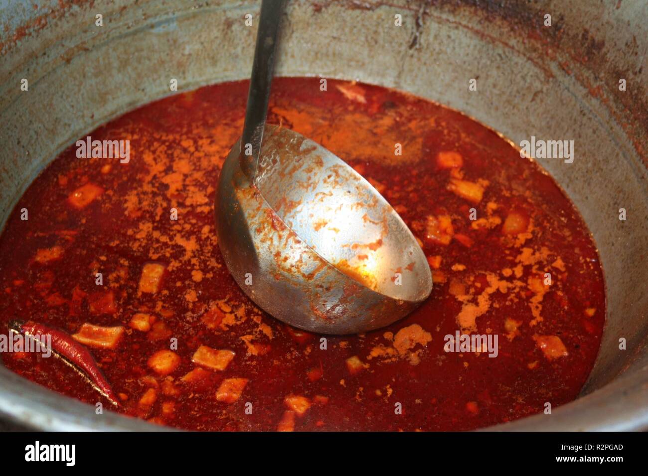 goulash kettle 2 Stock Photo Alamy