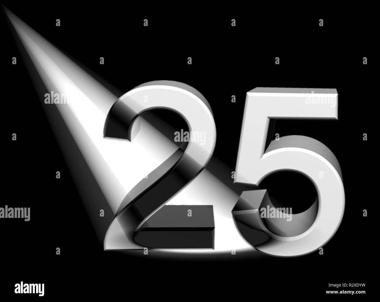 number in the spotlight Stock Photo Alamy