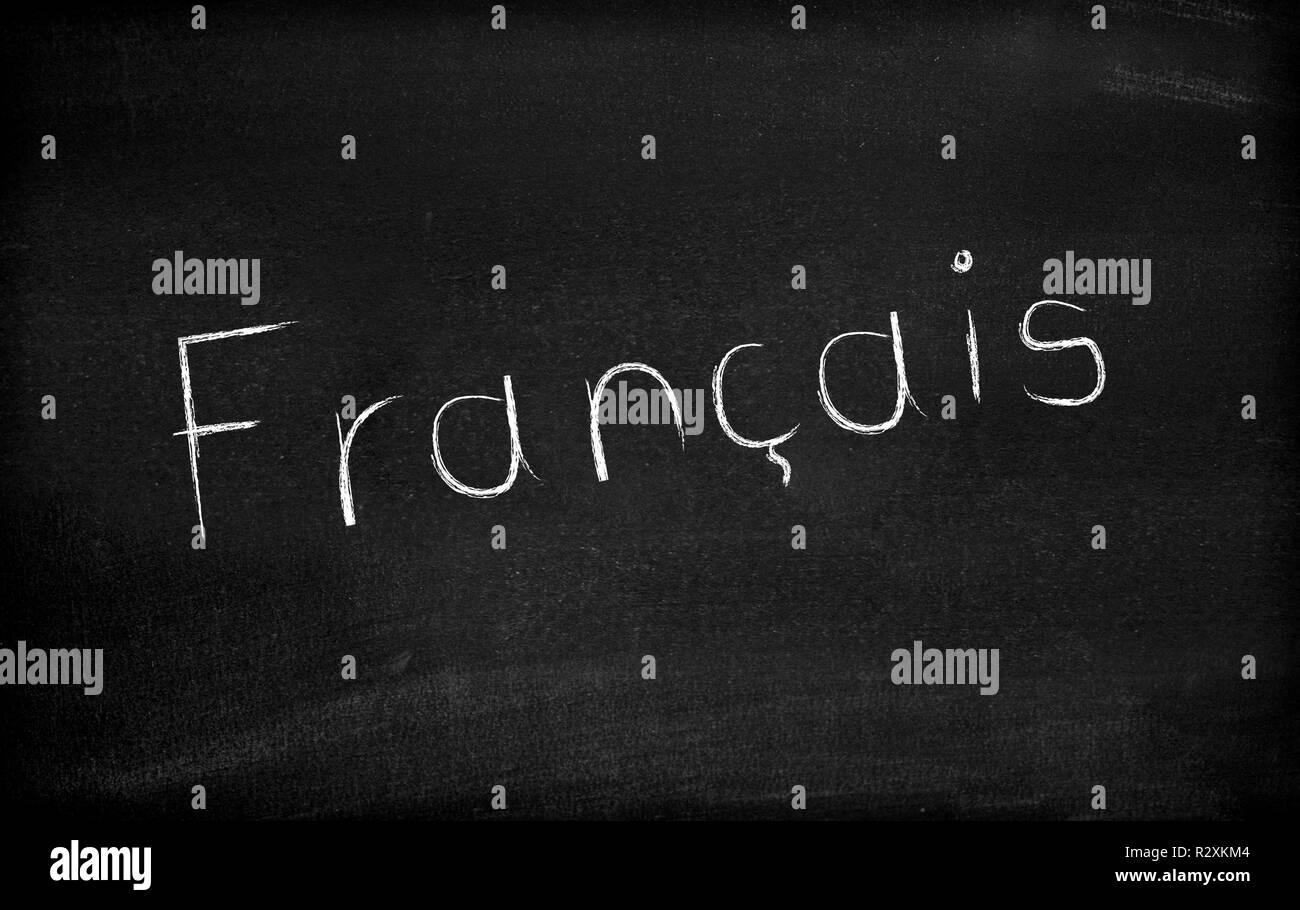 French class blackboard hires stock photography and images Alamy