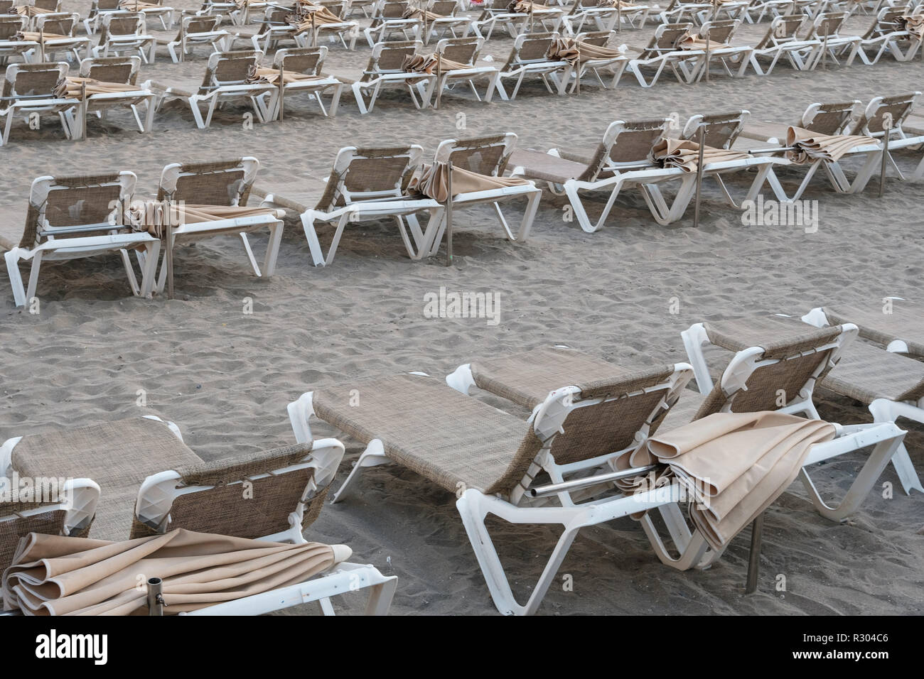 Plastic beach beds hires stock photography and images Alamy