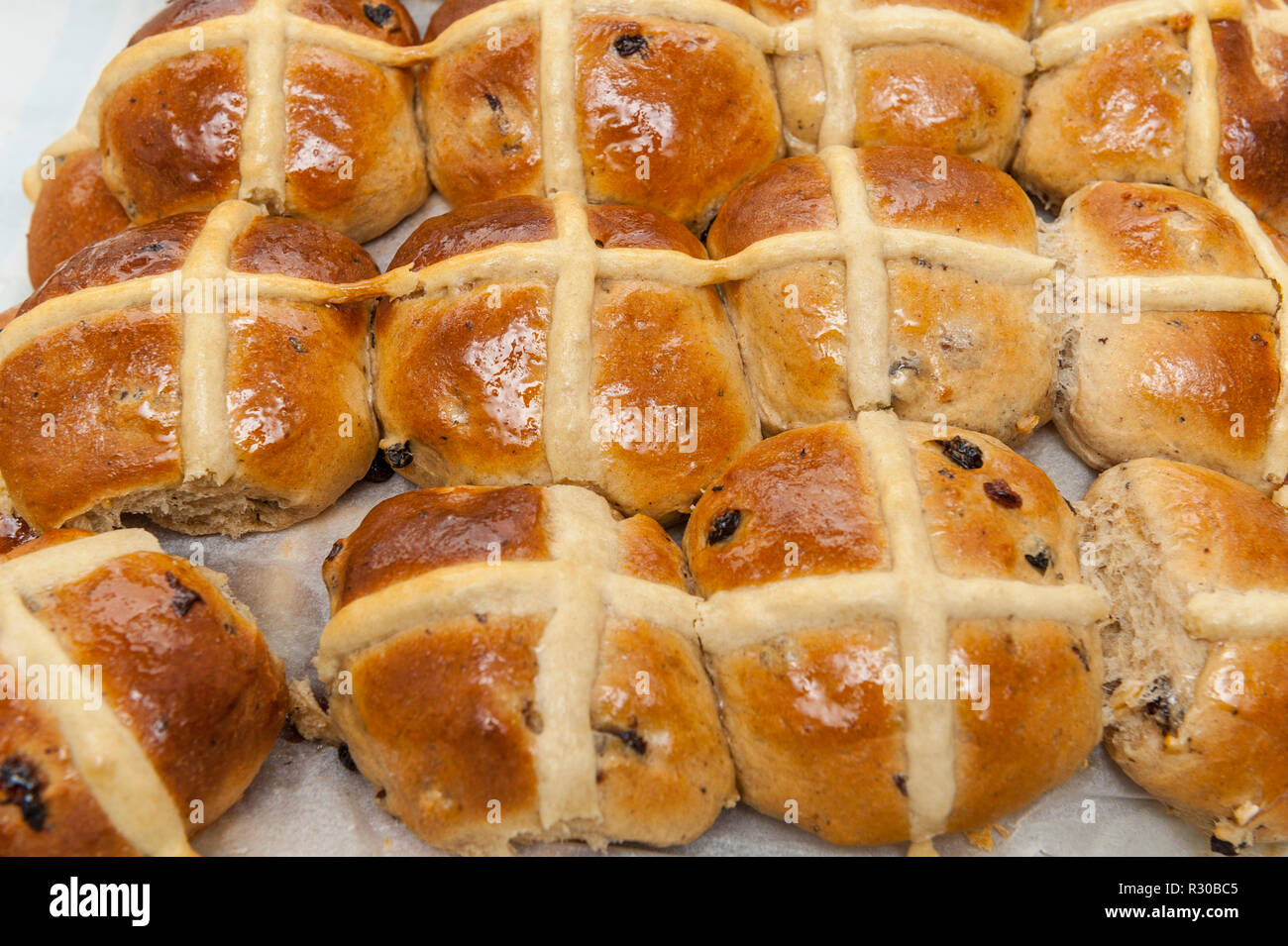 Hot cross buns Stock Photo Alamy