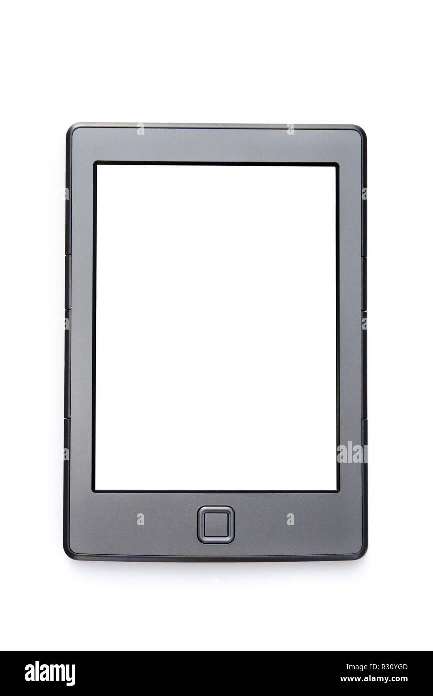 electronic book isolated on a white background Stock Photo Alamy