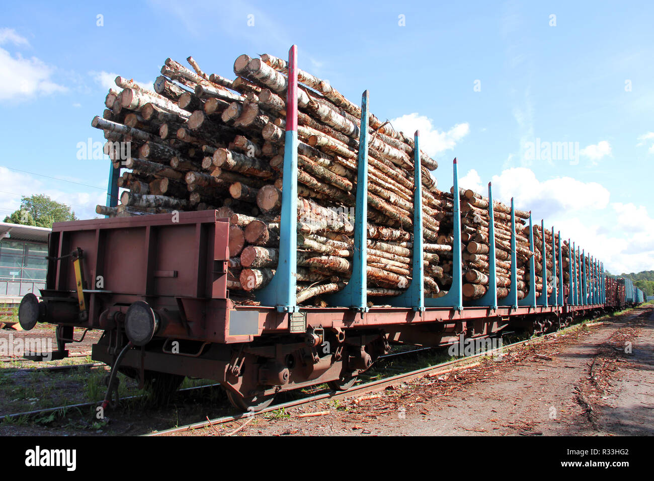 Lumber Rail Car High Resolution Stock Photography and Images Alamy